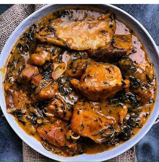 Fufu + Ofe Onugbu + Fish
