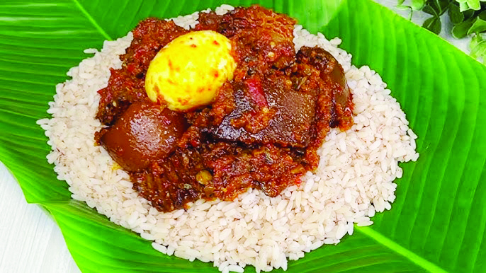 Ofada Rice + Ayamase + Assorted