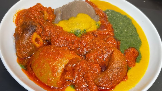 Amala + Ewedu + Gbegiri + Assorted
